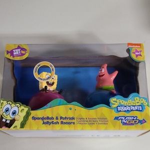 Never used sponge Bob and Patrick Push N' Go